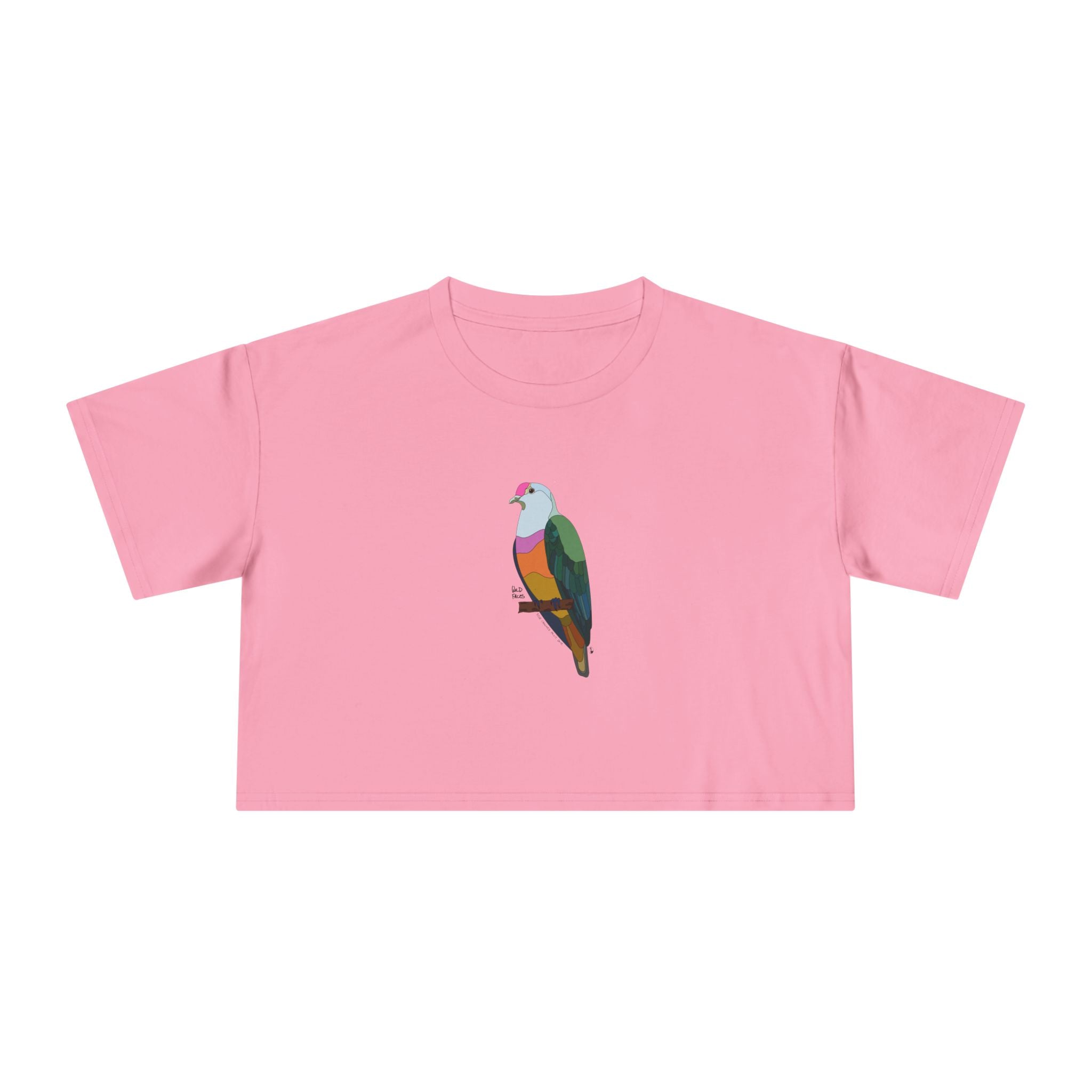 Rose-crowned Fruit Dove - Women's Crop Tee