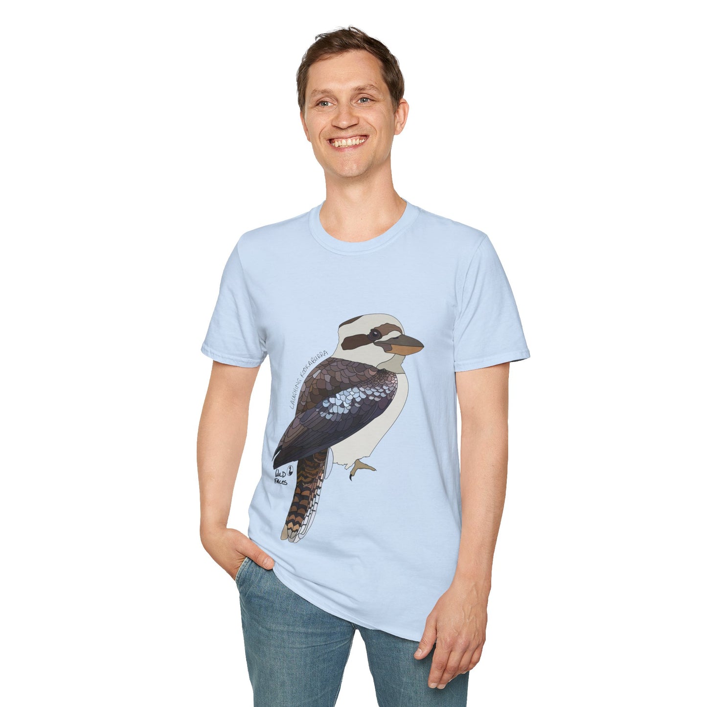 Laughing Kookaburra - Unisex Softstyle T-Shirt