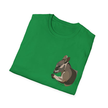 Mareeba Rock-wallaby - Small design - Unisex Softstyle T-Shirt