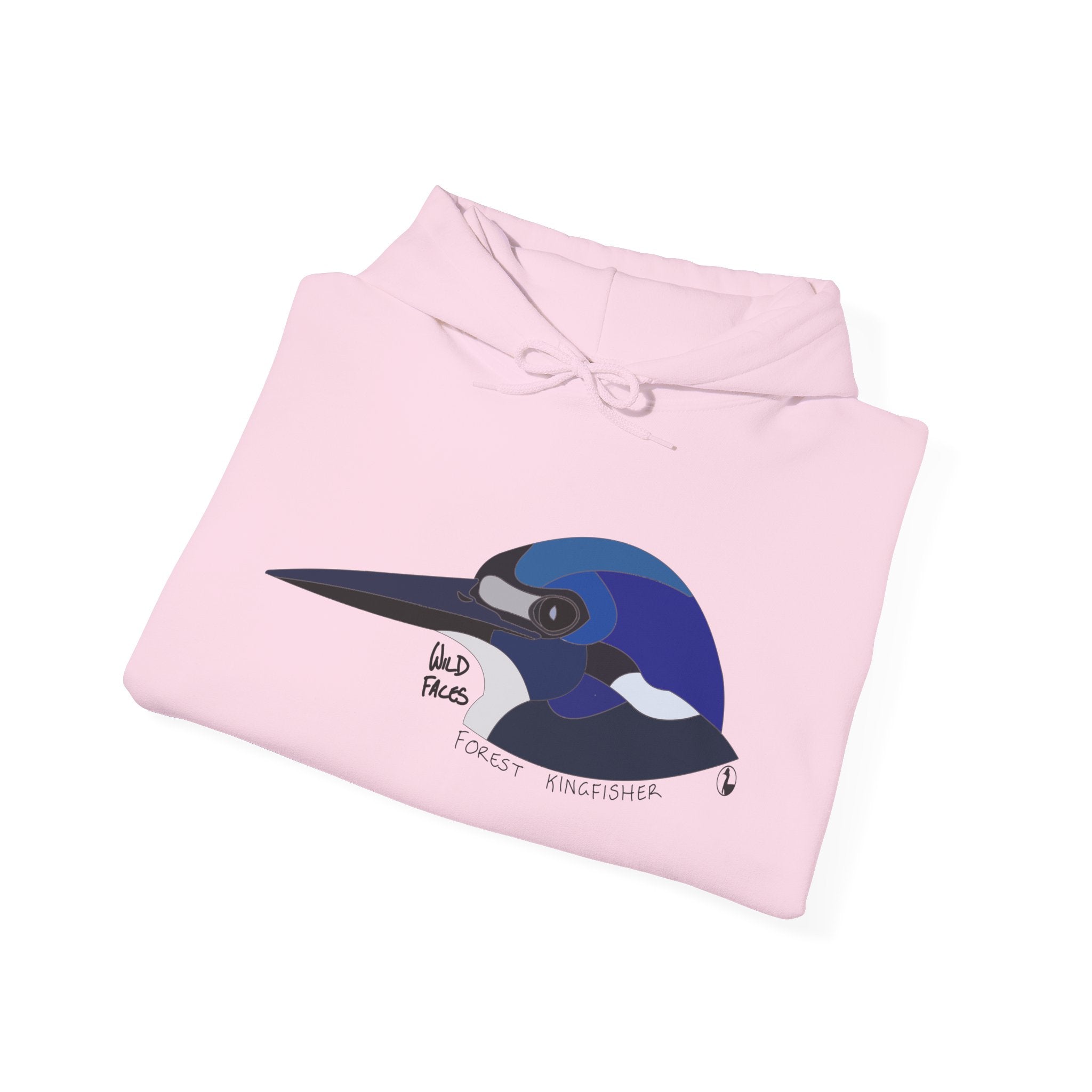 Forest Kingfisher Head | Unisex Heavy Blend™ Hooded Sweatshirt Printify