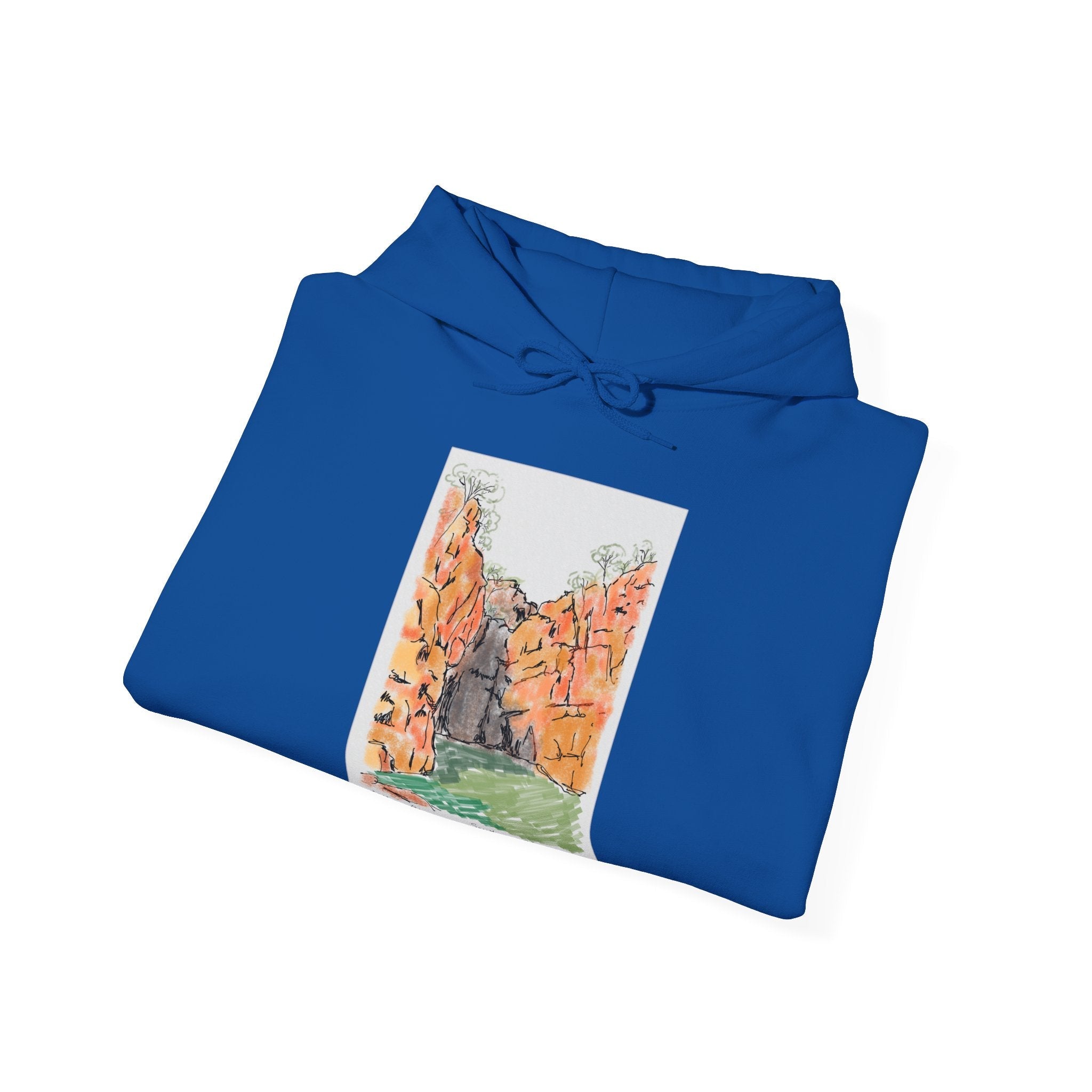 Southern Rockhole, Nitmiluk | Unisex Heavy Blend™ Hooded Sweatshirt Printify