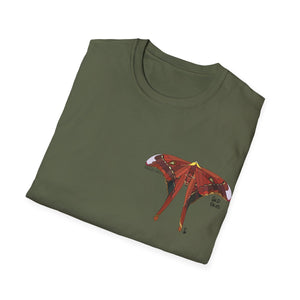Hercules Moth - Small design - Unisex Softstyle T-Shirt Printify