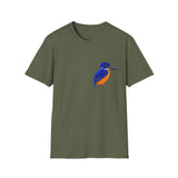 Azure Kingfisher - Small design - Unisex Softstyle T-Shirt