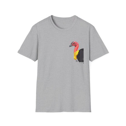 Australian Brushturkey - Small design - Unisex Softstyle T-Shirt