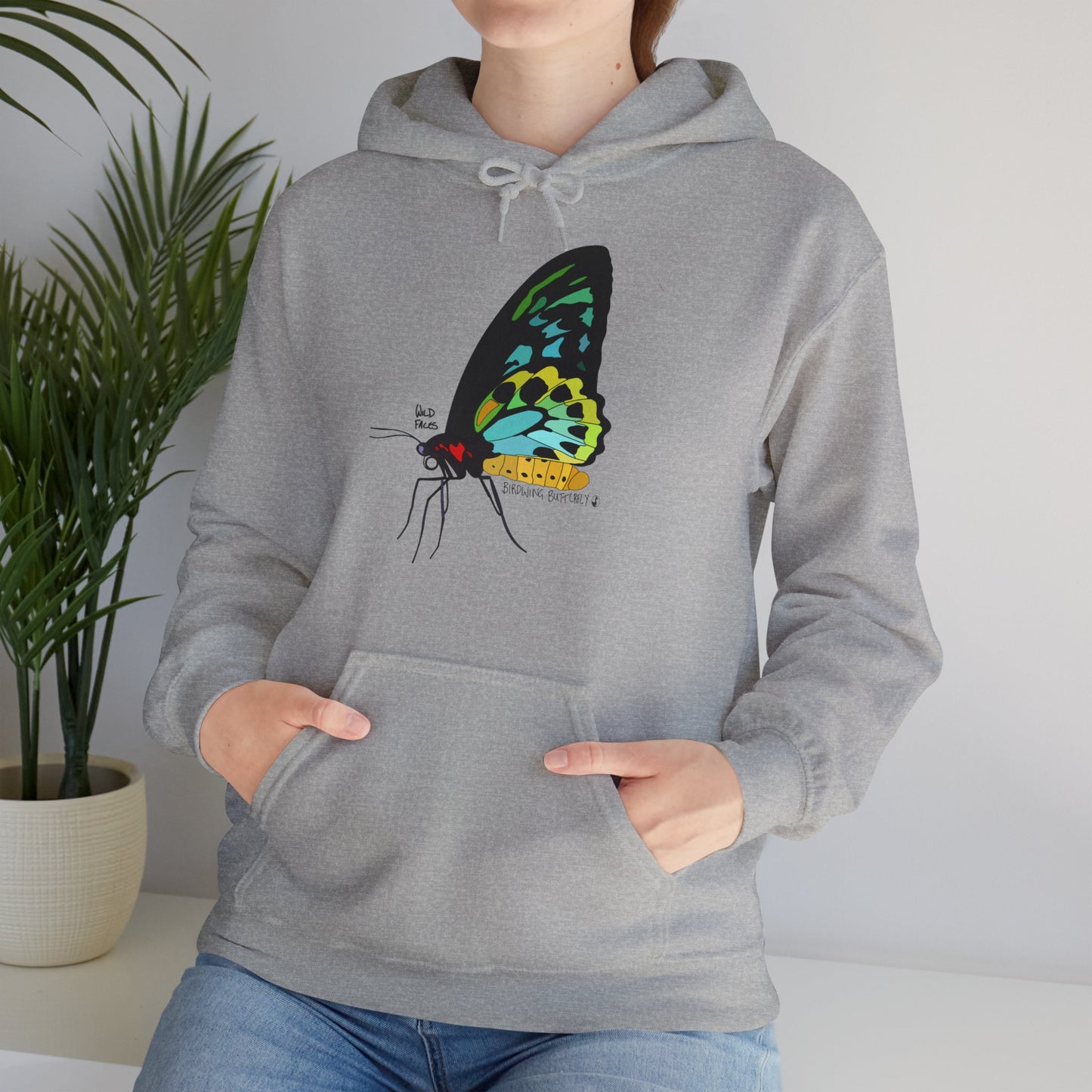 Birdwing Butterfly | Unisex Heavy Blend™ Hooded Sweatshirt