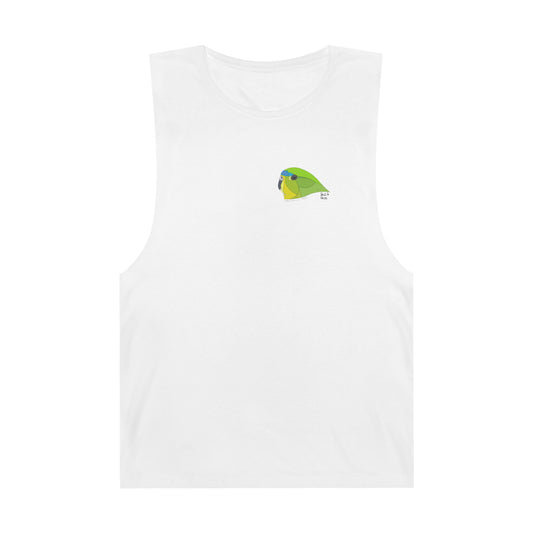 Orange-bellied Parrot - Unisex Barnard Tank