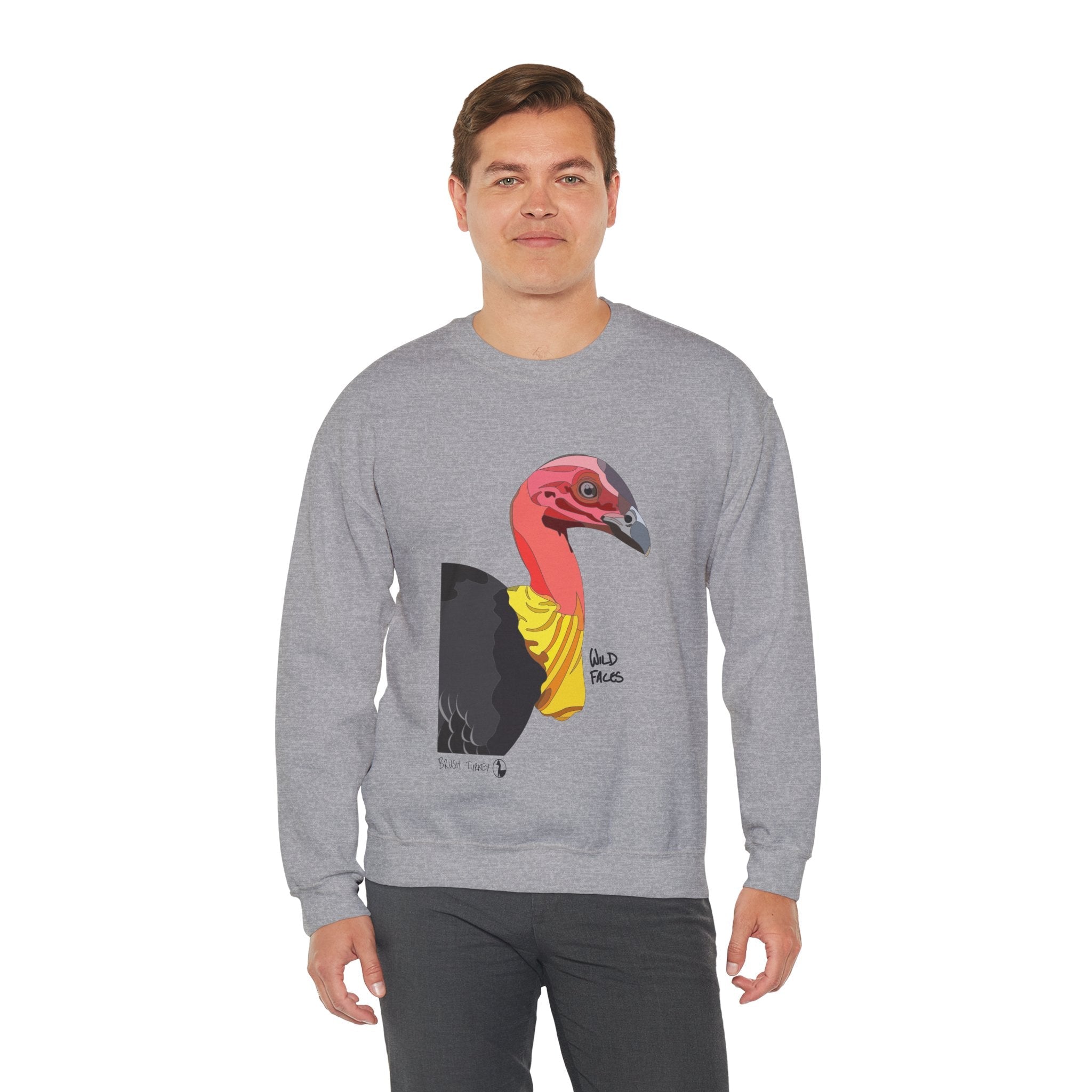 Australian Brush-turkey Sweatshirt | Unisex Heavy Blend™ Crewneck Printify