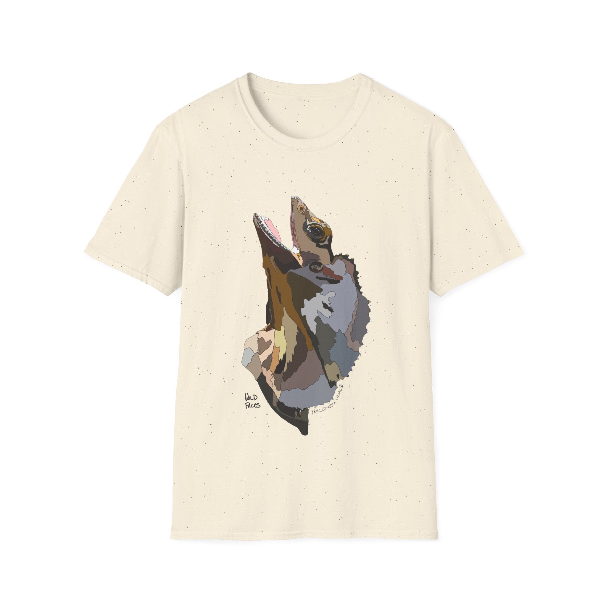Frilled-neck Lizard - Unisex Softstyle T-Shirt Printify