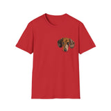 Dachshund (small Keen as mustard) - Unisex Softstyle T-Shirt