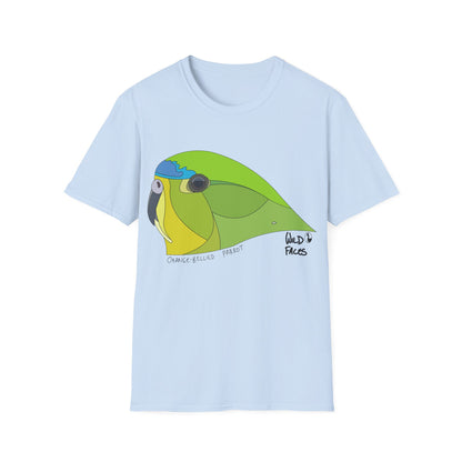 Orange-bellied Parrot - Unisex Softstyle T-Shirt