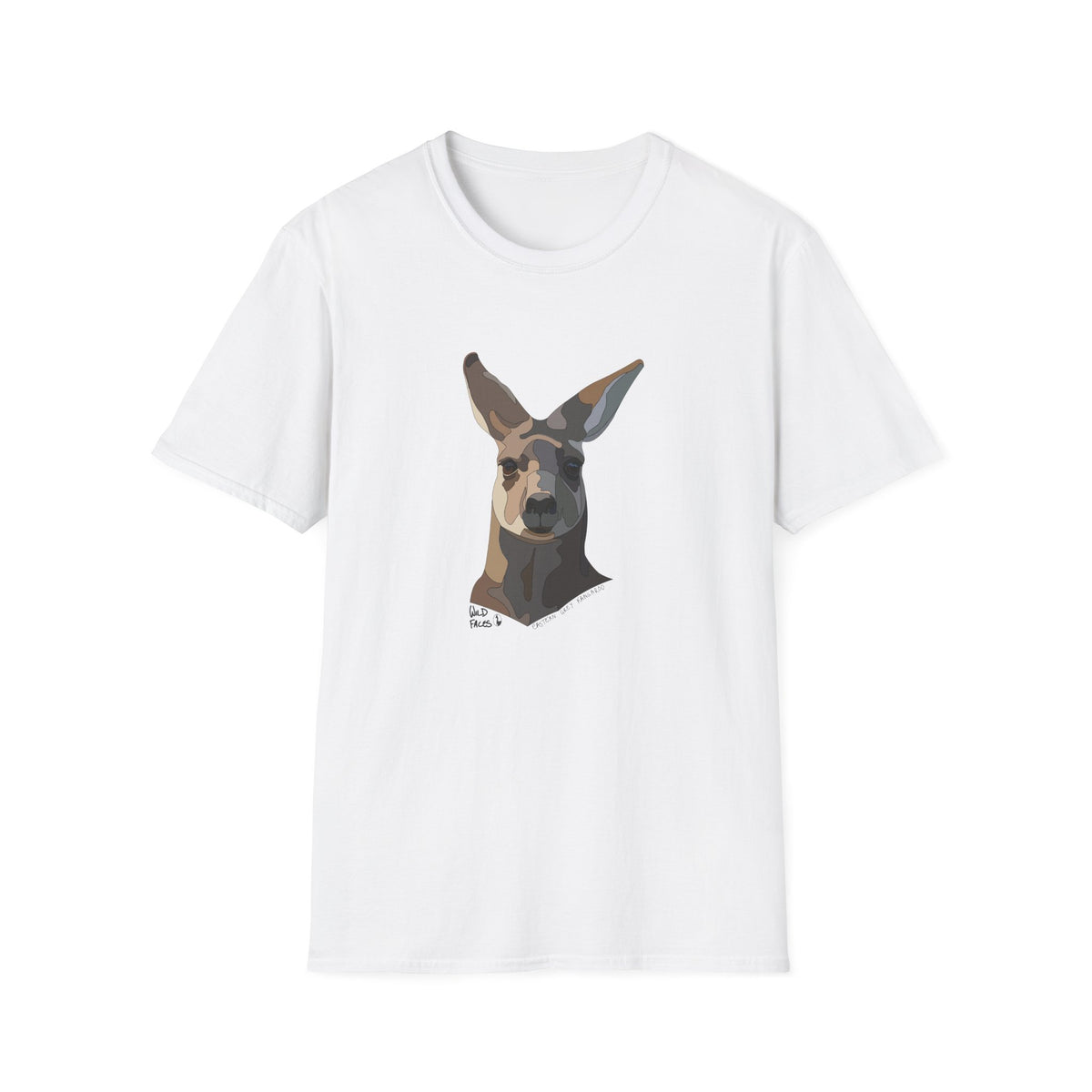 Eastern Grey Kangaroo - Unisex Softstyle T-Shirt