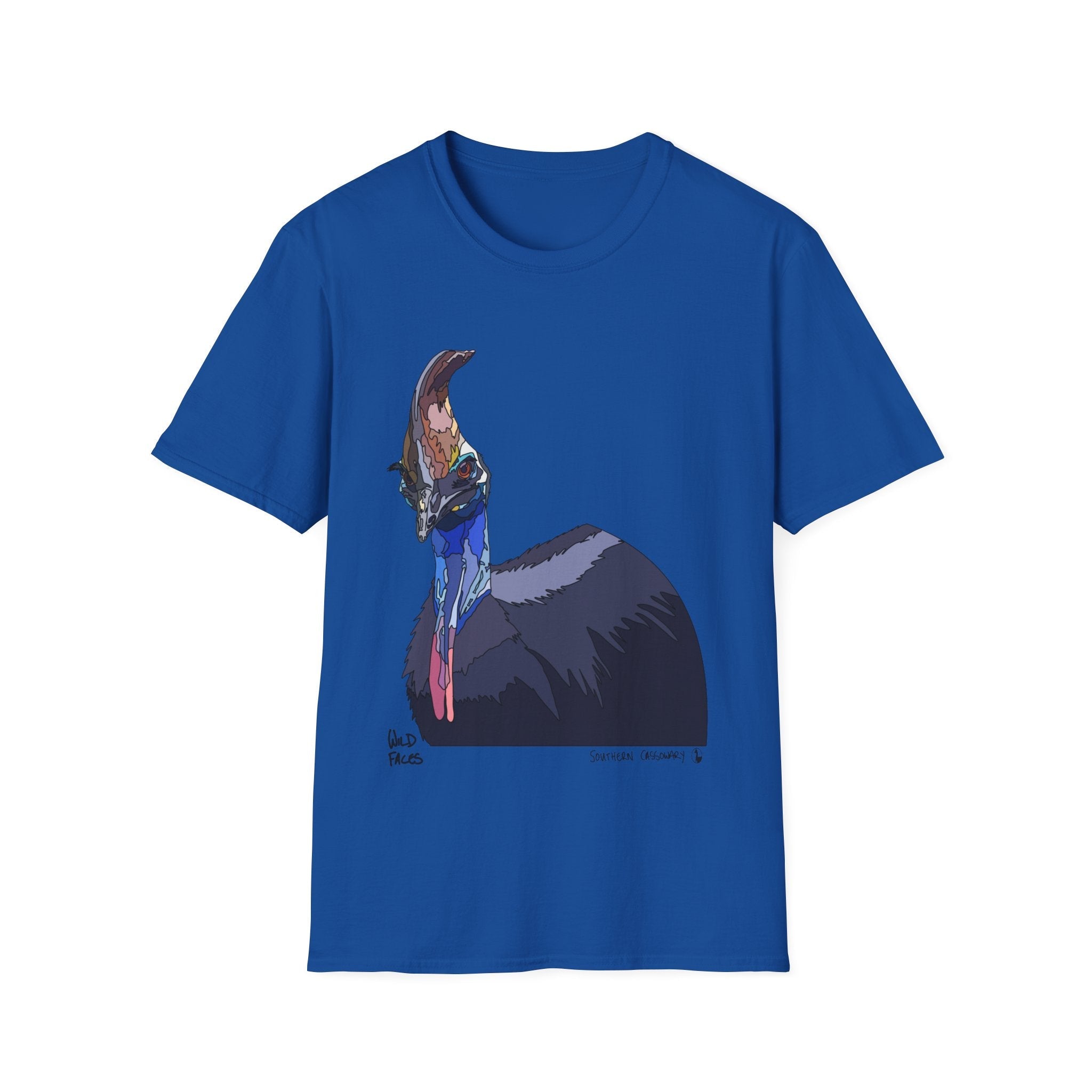 Southern Cassowary - Unisex Softstyle T-Shirt Printify