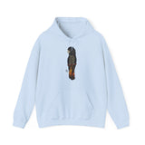 Red-tailed Black Cockatoo | Unisex Heavy Blend™ Hooded Sweatshirt