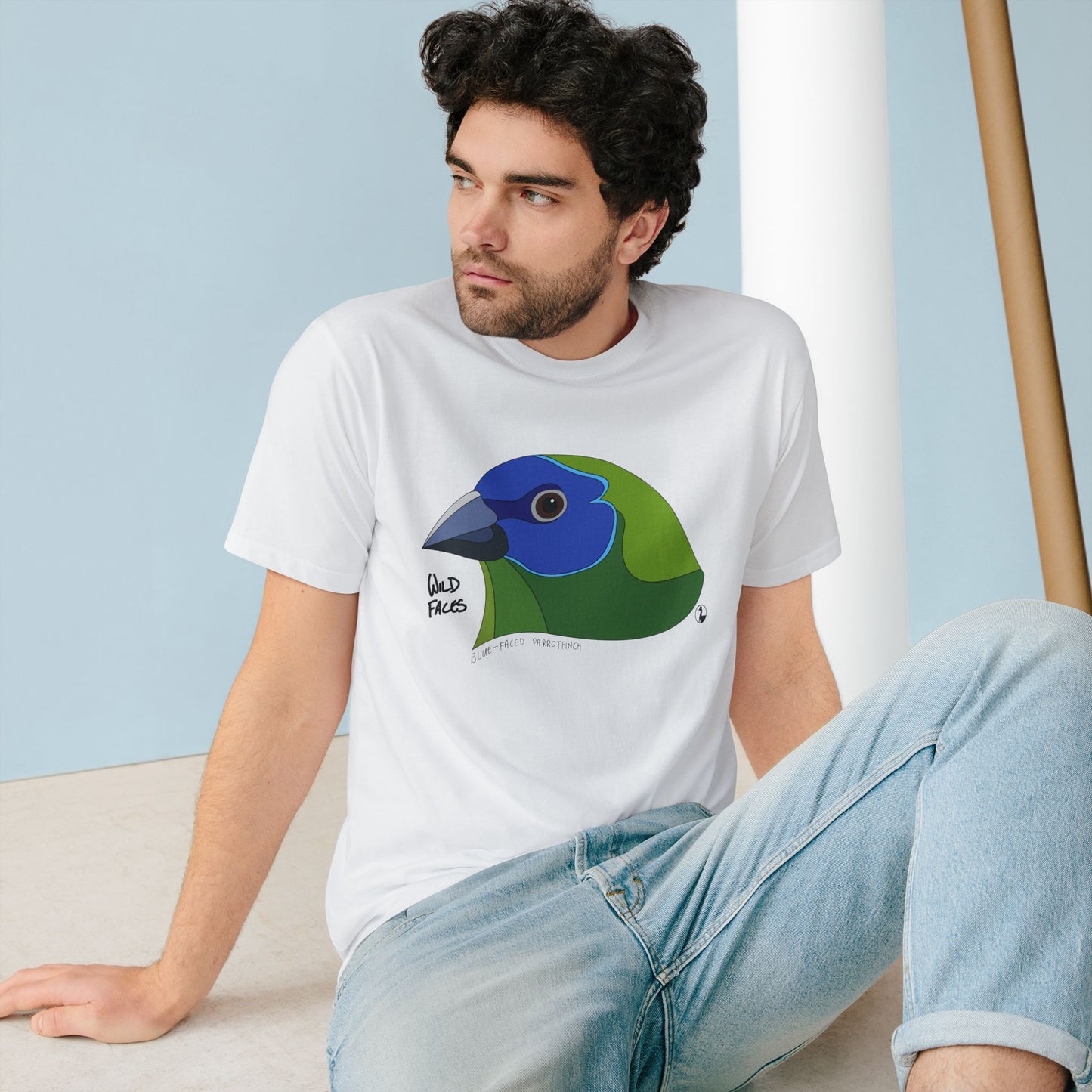 Blue-faced Parrotfinch | Organic Staple T-shirt