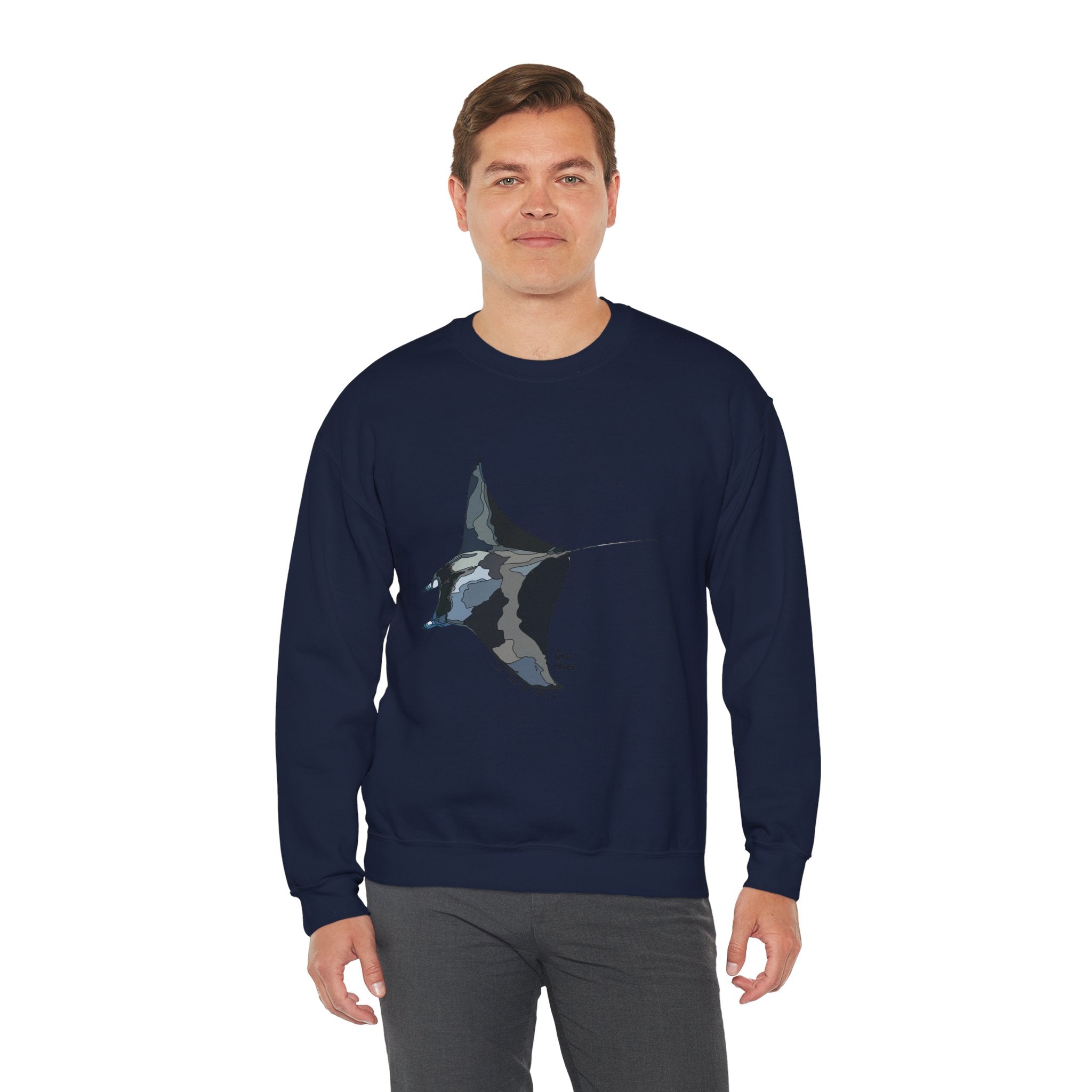 Reef Manta Ray | Unisex Heavy Blend™ Crewneck Printify