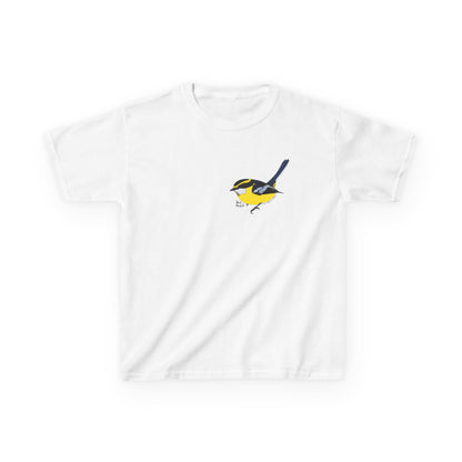 Yellow-breasted Boatbill | Kids Heavy Cotton™ Tee