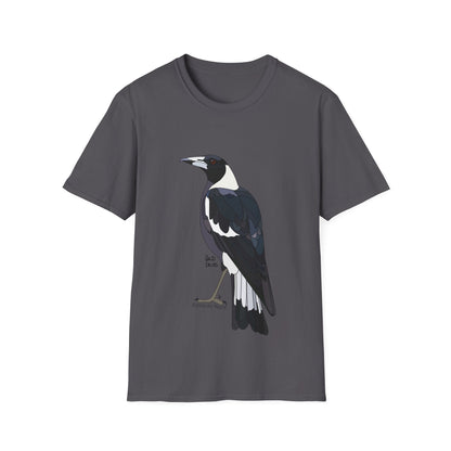 Australian Magpie - Unisex Softstyle T-Shirt
