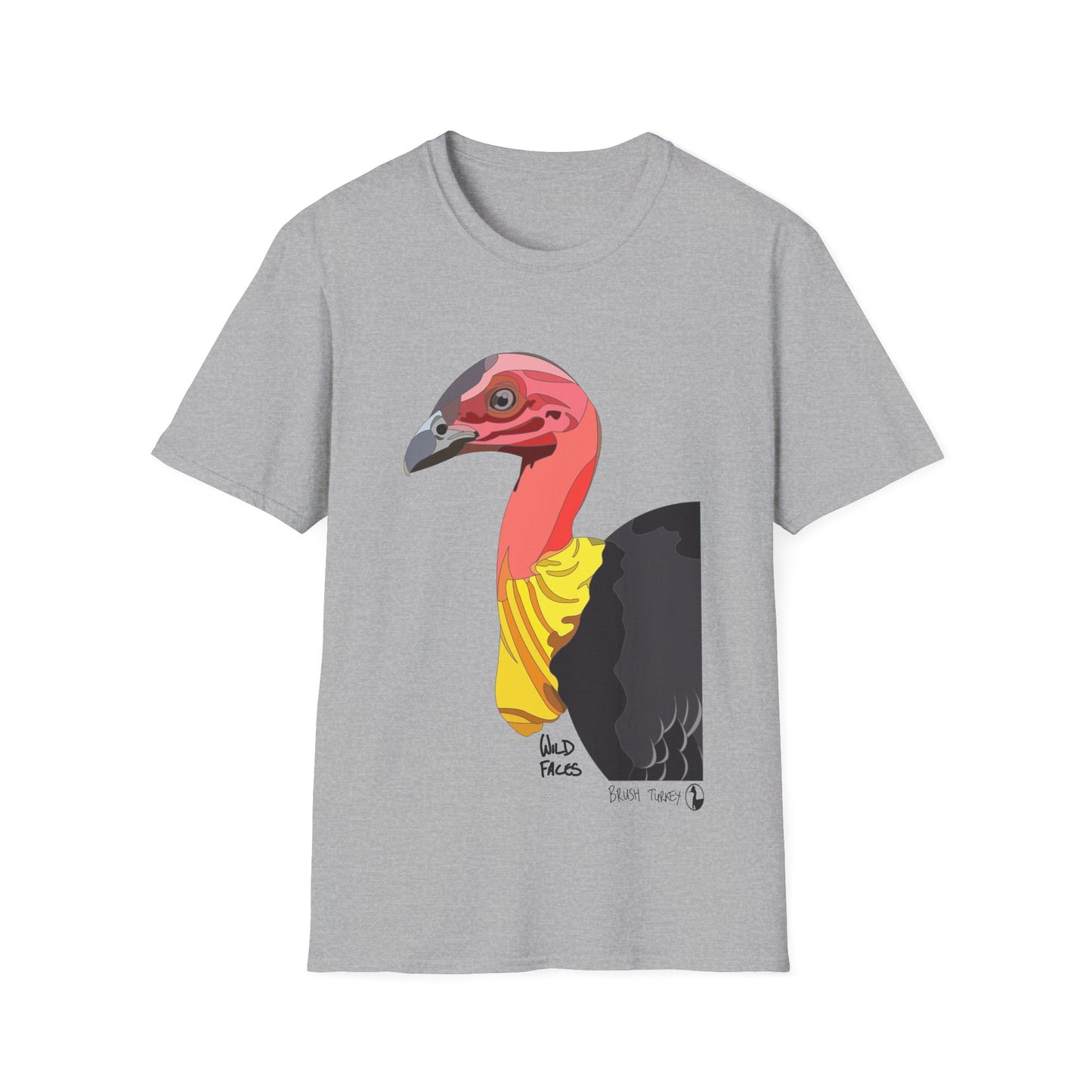 Australian Brushturkey - Unisex Softstyle T-Shirt