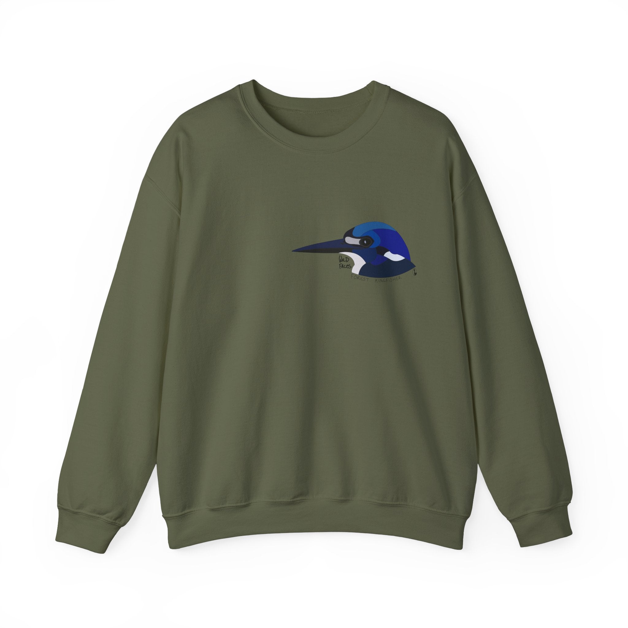 Forest Kingfisher Sweatshirt | Unisex Heavy Blend™ Crewneck Printify
