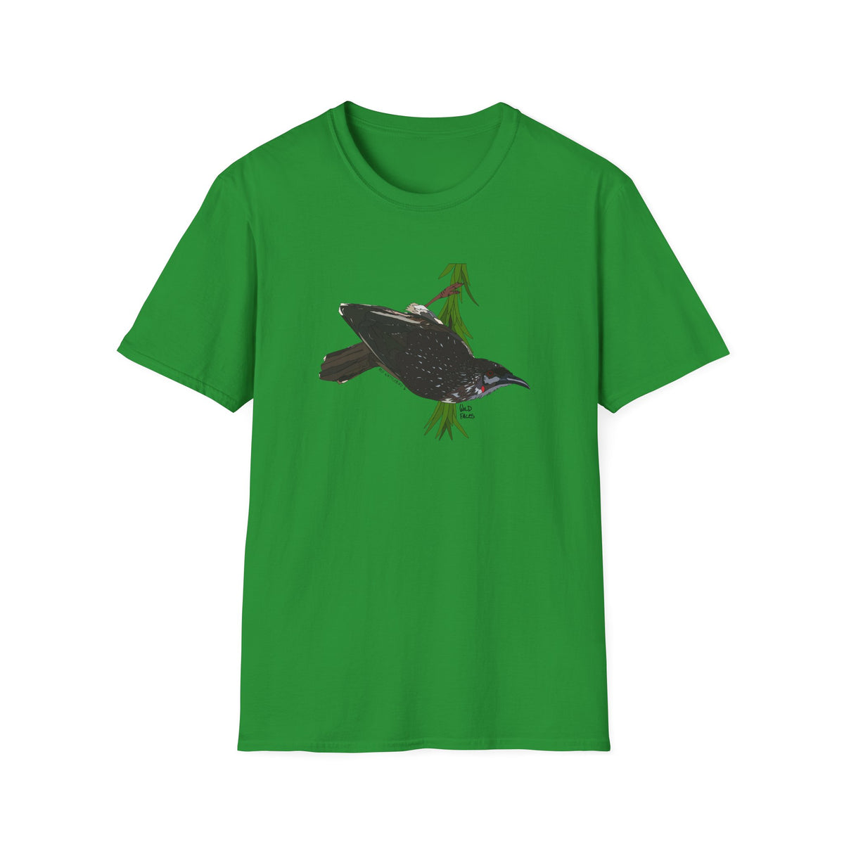 Red Wattlebird - Unisex Softstyle T-Shirt