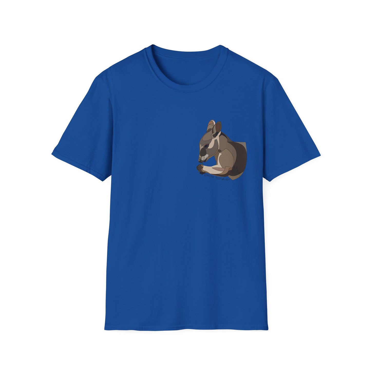 Mareeba Rock-wallaby - Small design - Unisex Softstyle T-Shirt