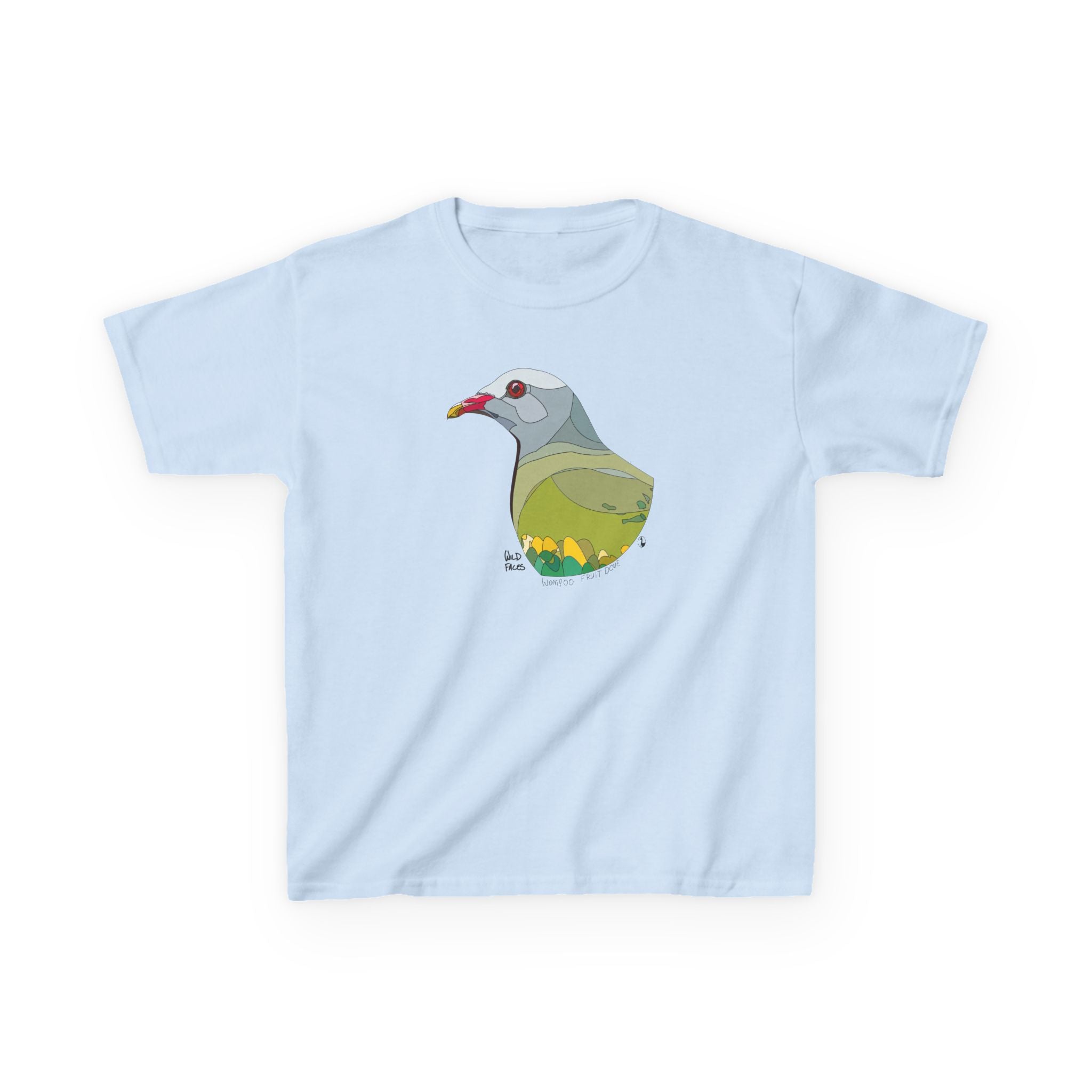 Wompoo Fruit Dove | Kids Heavy Cotton™ Tee