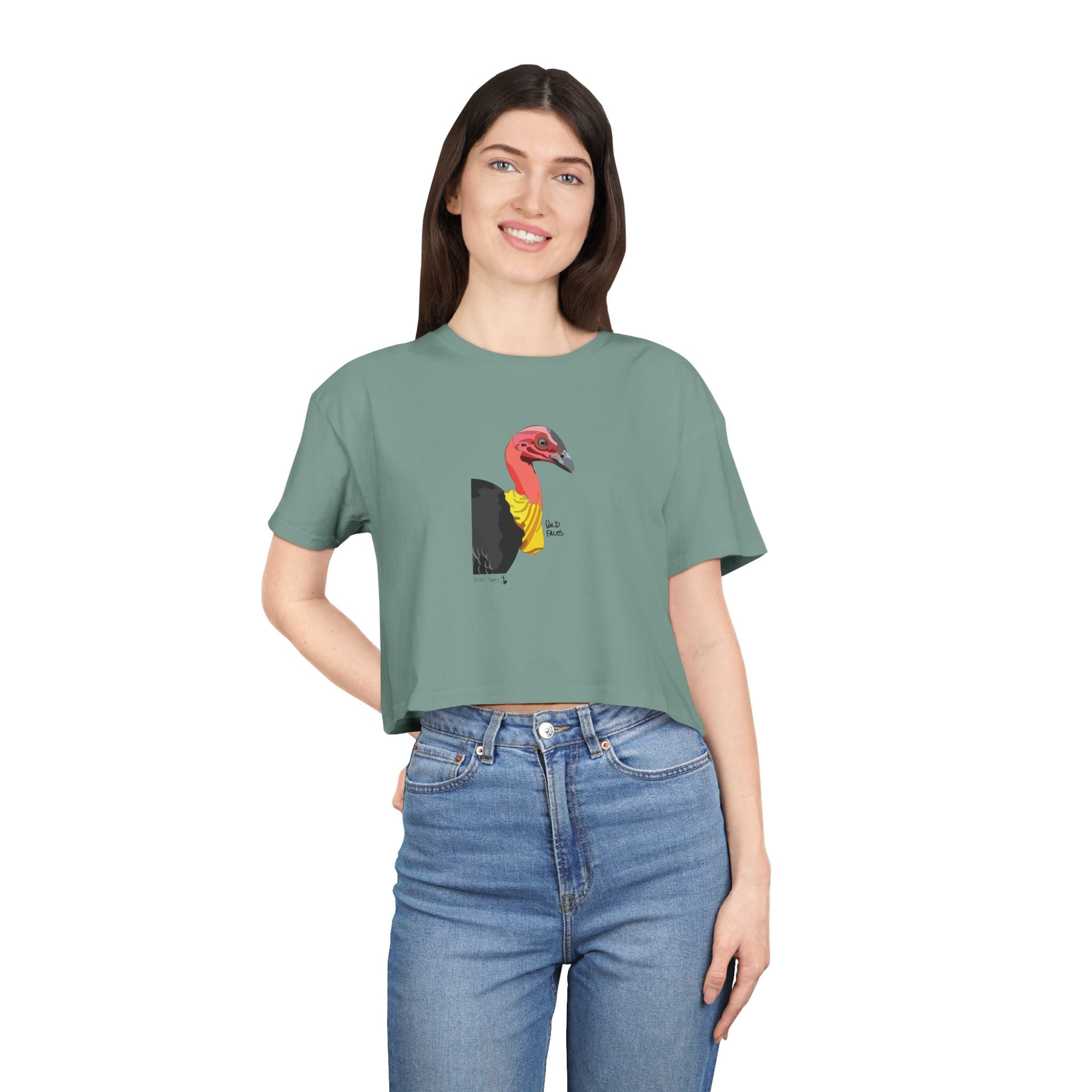 Australian Brush-turkey - Women's Crop Tee