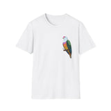 Rose-crowned Fruit Dove - Small design - Unisex Softstyle T-Shirt