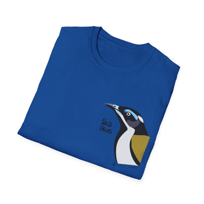 Blue-faced Honeyeater- Small design - Unisex Softstyle T-Shirt