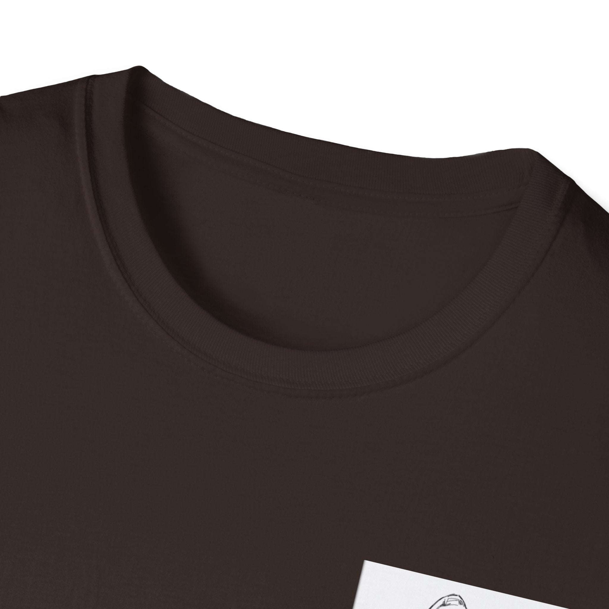 Southern Cassowary (sketch) - Unisex Softstyle T-Shirt Printify