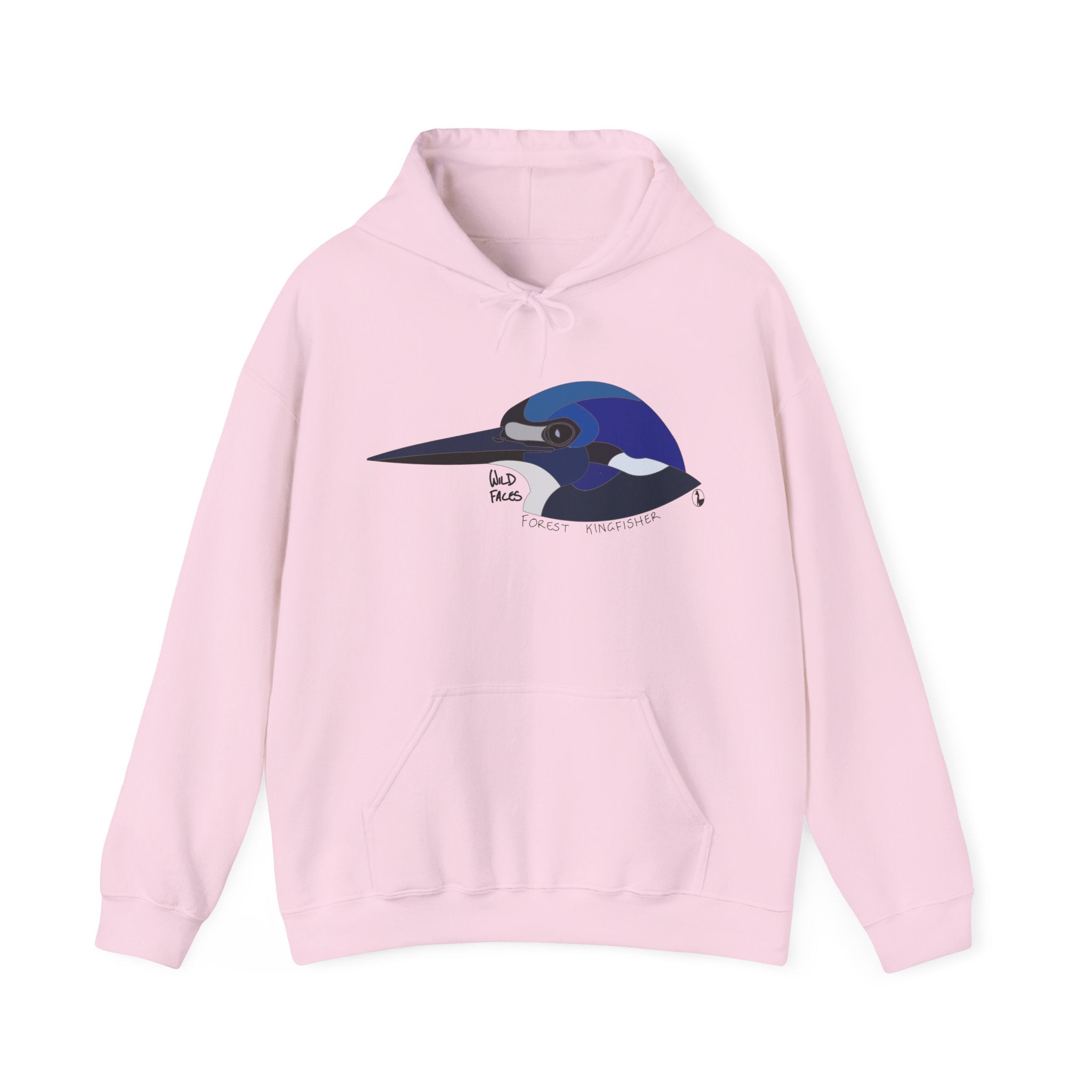 Forest Kingfisher Head | Unisex Heavy Blend™ Hooded Sweatshirt Printify