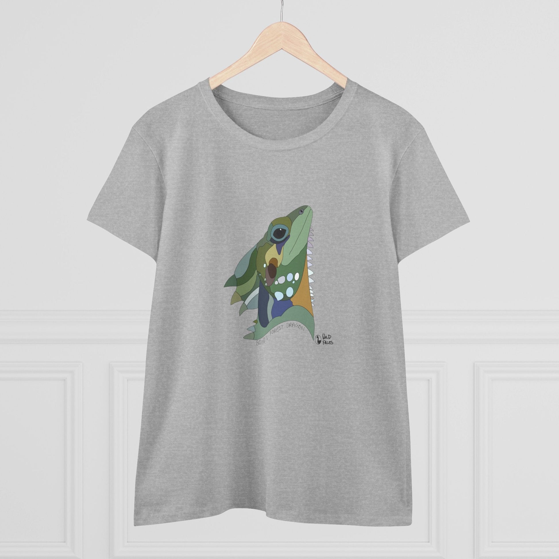 Boyd's Forest Dragon - Women's Midweight Cotton Tee Printify