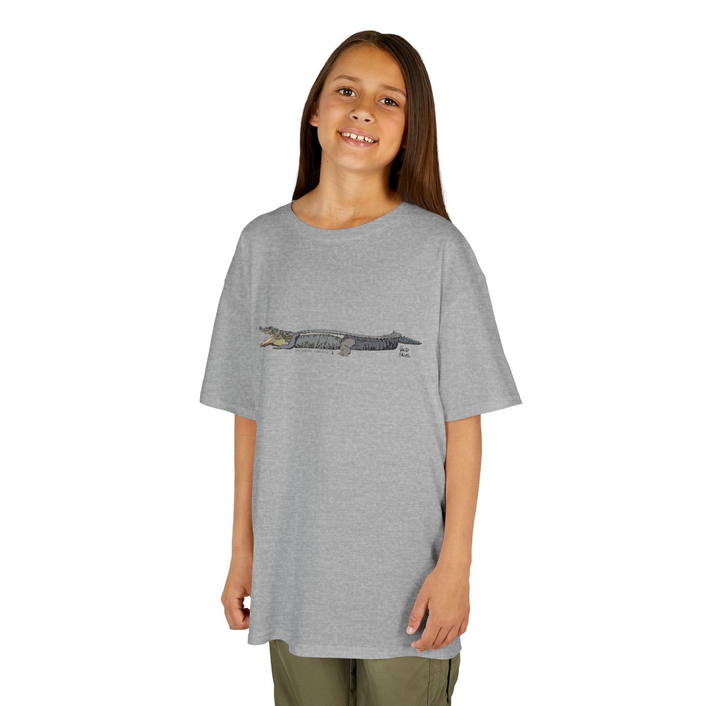 Saltwater Crocodile | Kids Heavy Cotton™ Tee