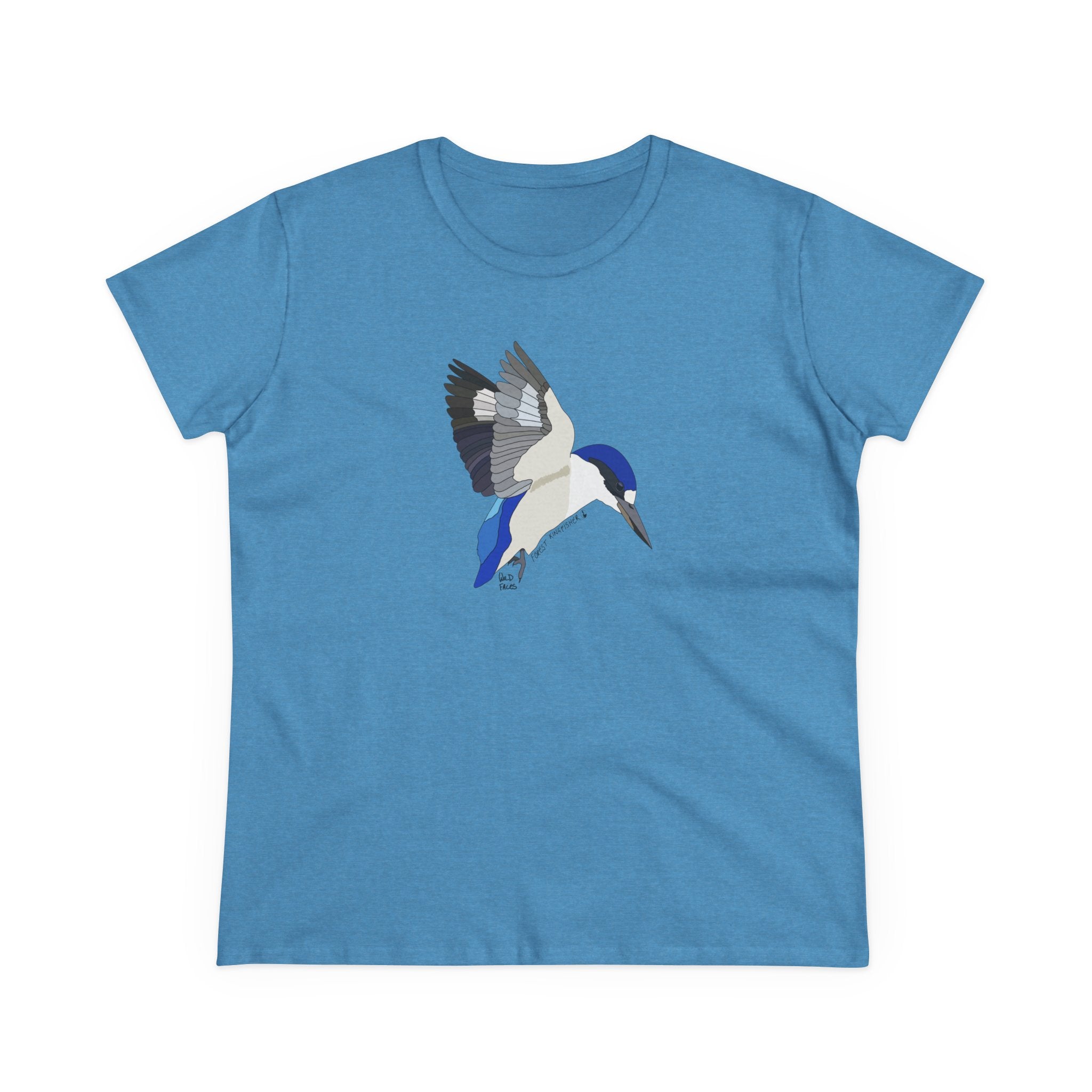 Forest Kingfisher - Women's Midweight Cotton Tee