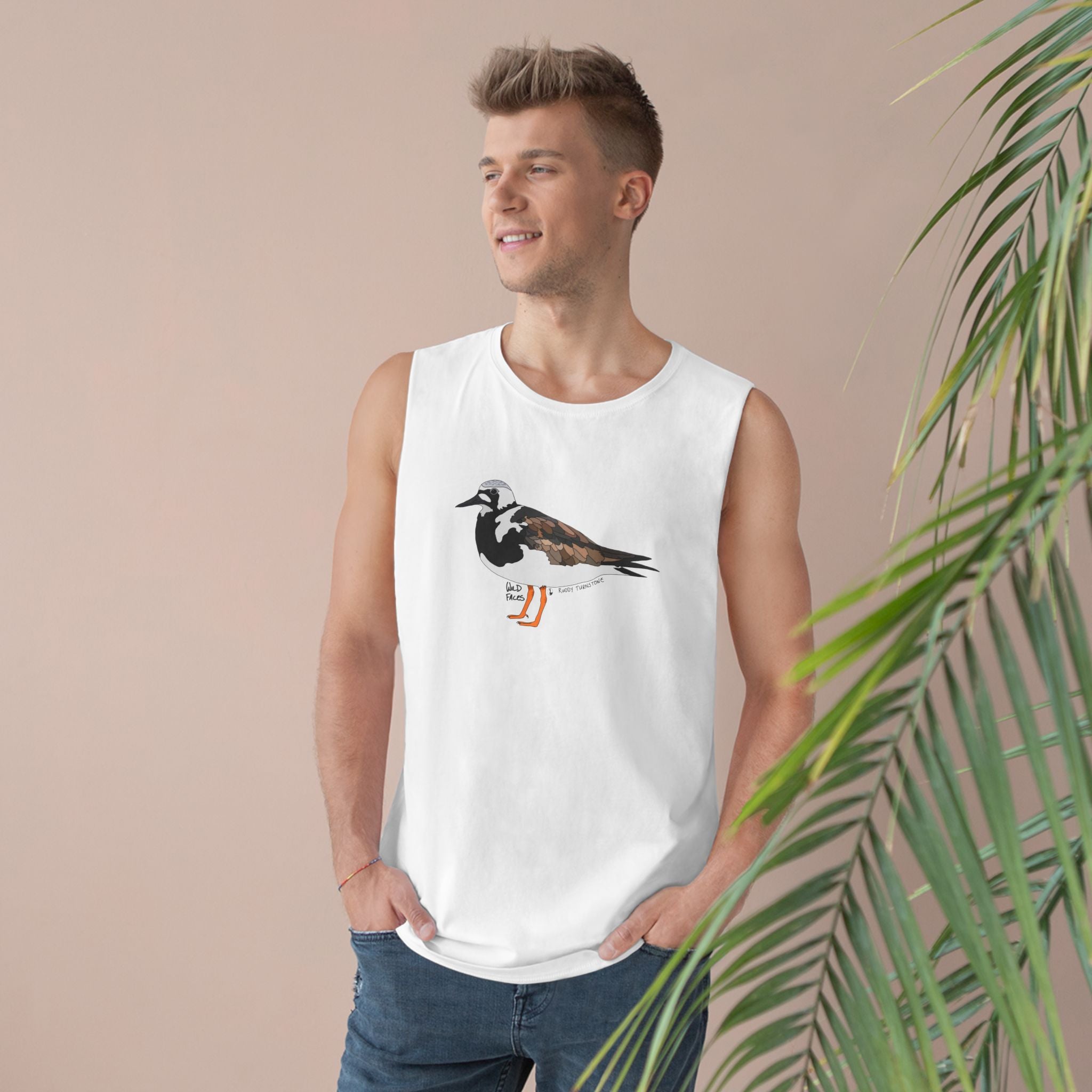 Ruddy Turnstone - Unisex Barnard Tank Printify
