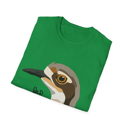 Bush Stone-curlew Head - Unisex Softstyle T-Shirt