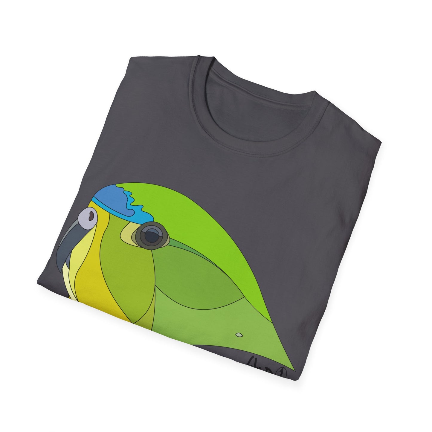 Orange-bellied Parrot - Unisex Softstyle T-Shirt