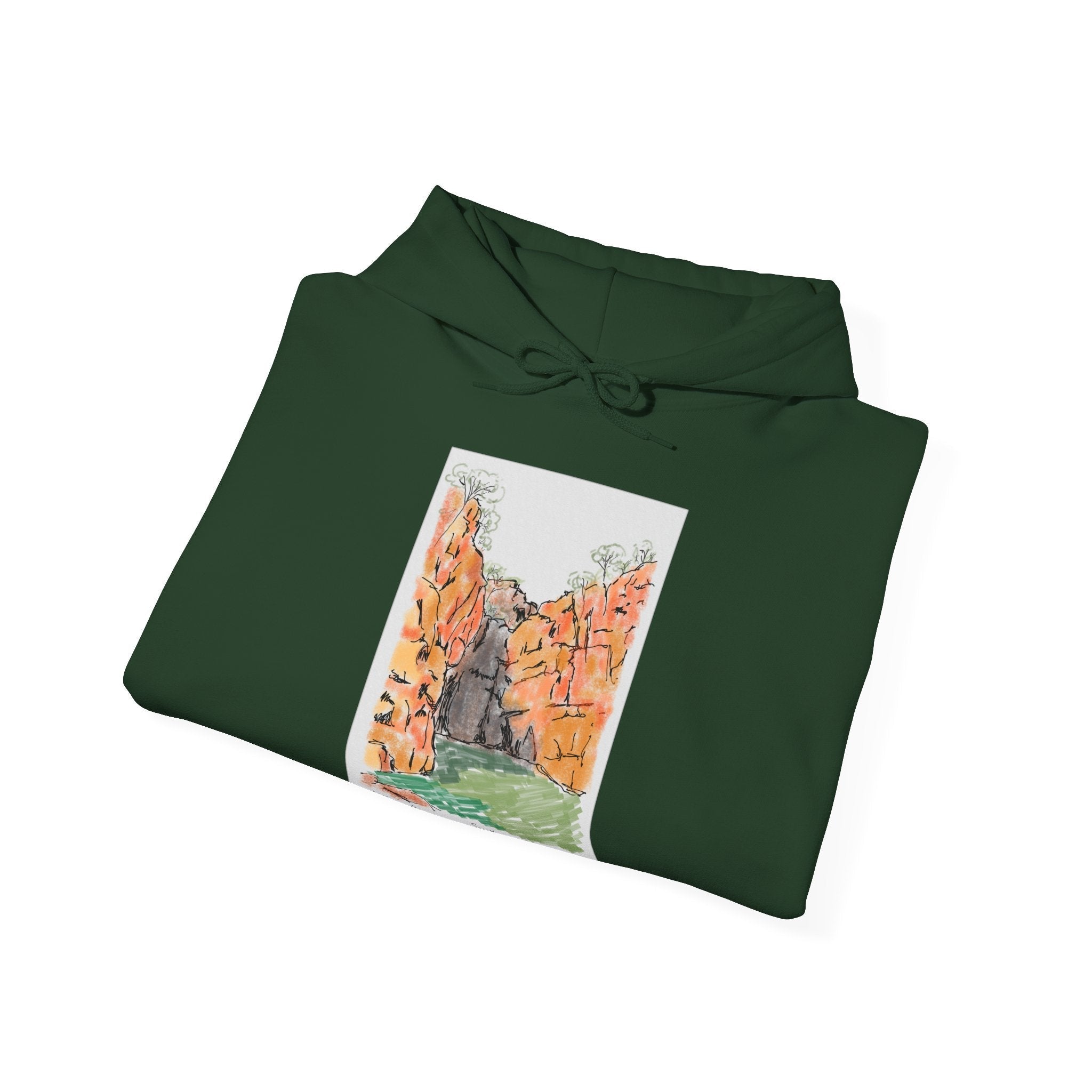Southern Rockhole, Nitmiluk | Unisex Heavy Blend™ Hooded Sweatshirt Printify