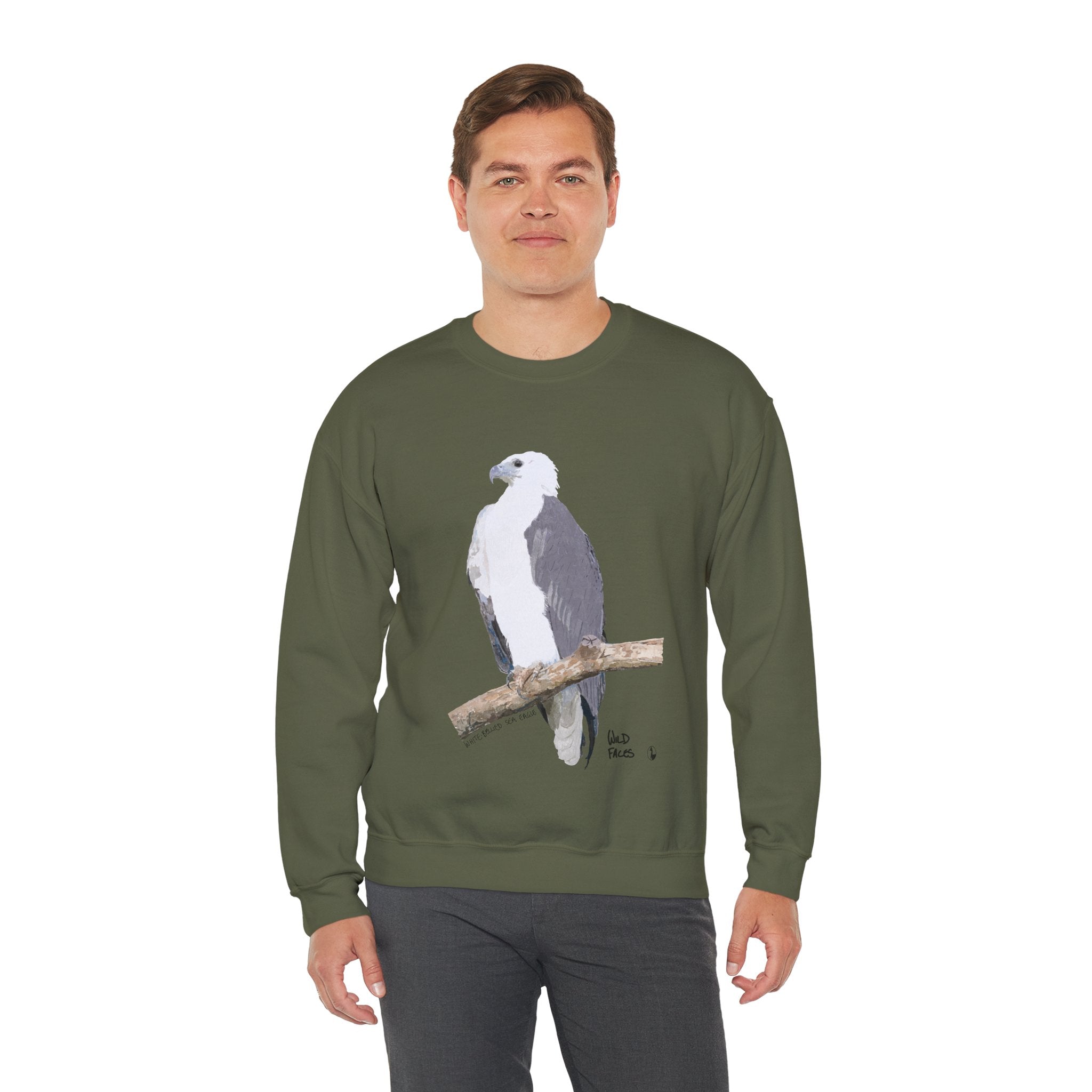 White-bellied Sea Eagle Sweatshirt | Unisex Heavy Blend™ Crewneck Printify
