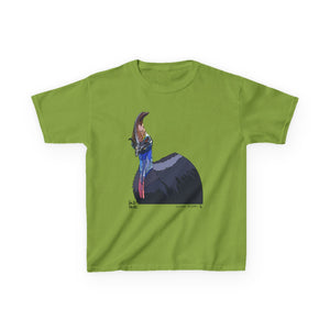 Southern Cassowary | Kids Heavy Cotton™ Tee Printify