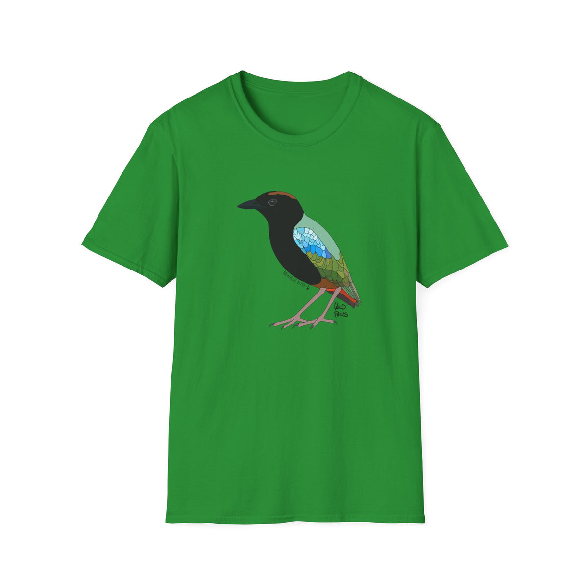 Rainbow Pitta - Unisex Softstyle T-Shirt