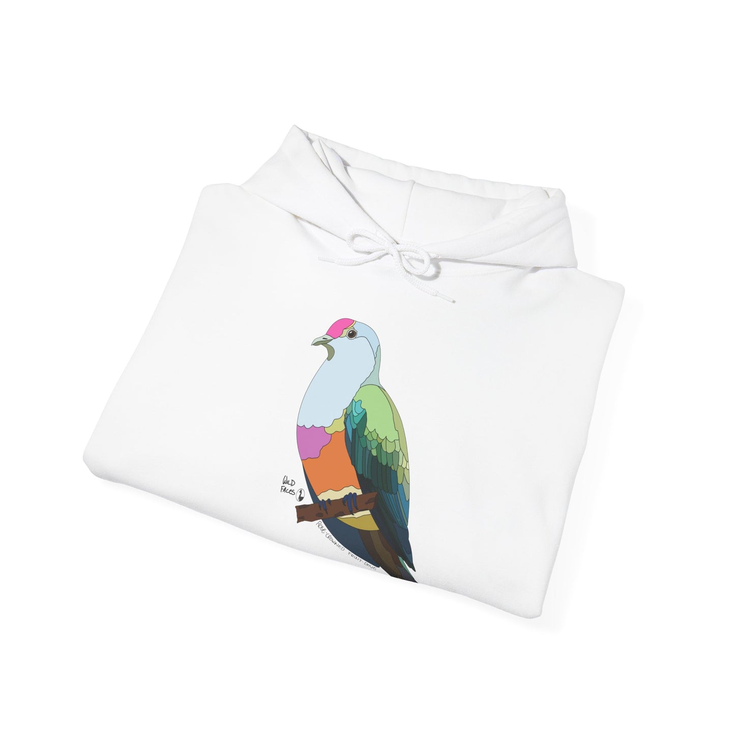 Rose-crowned Fruit Dove | Unisex Heavy Blend™ Hooded Sweatshirt