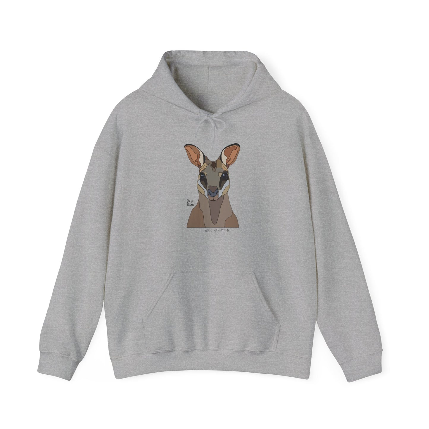 Agile Wallaby | Unisex Heavy Blend™ Hooded Sweatshirt