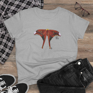 Hercules Moth - Women's Midweight Cotton Tee Printify