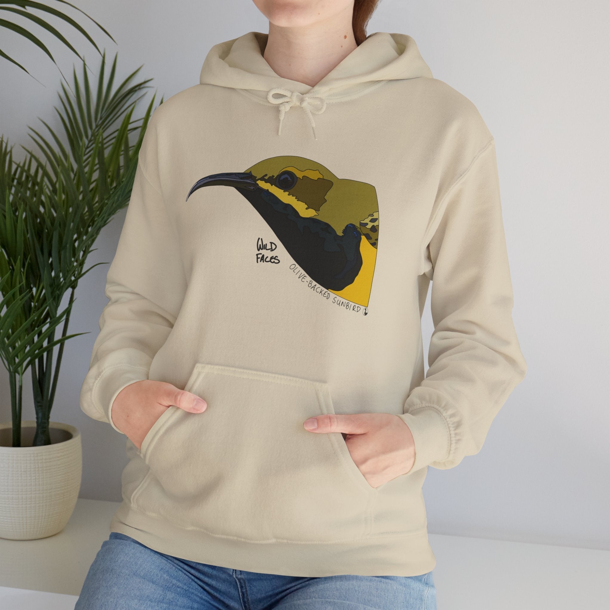 Olive-backed Sunbird | Unisex Heavy Blend™ Hooded Sweatshirt Printify