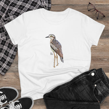 Bush-stone Curlew - Women's Midweight Cotton Tee