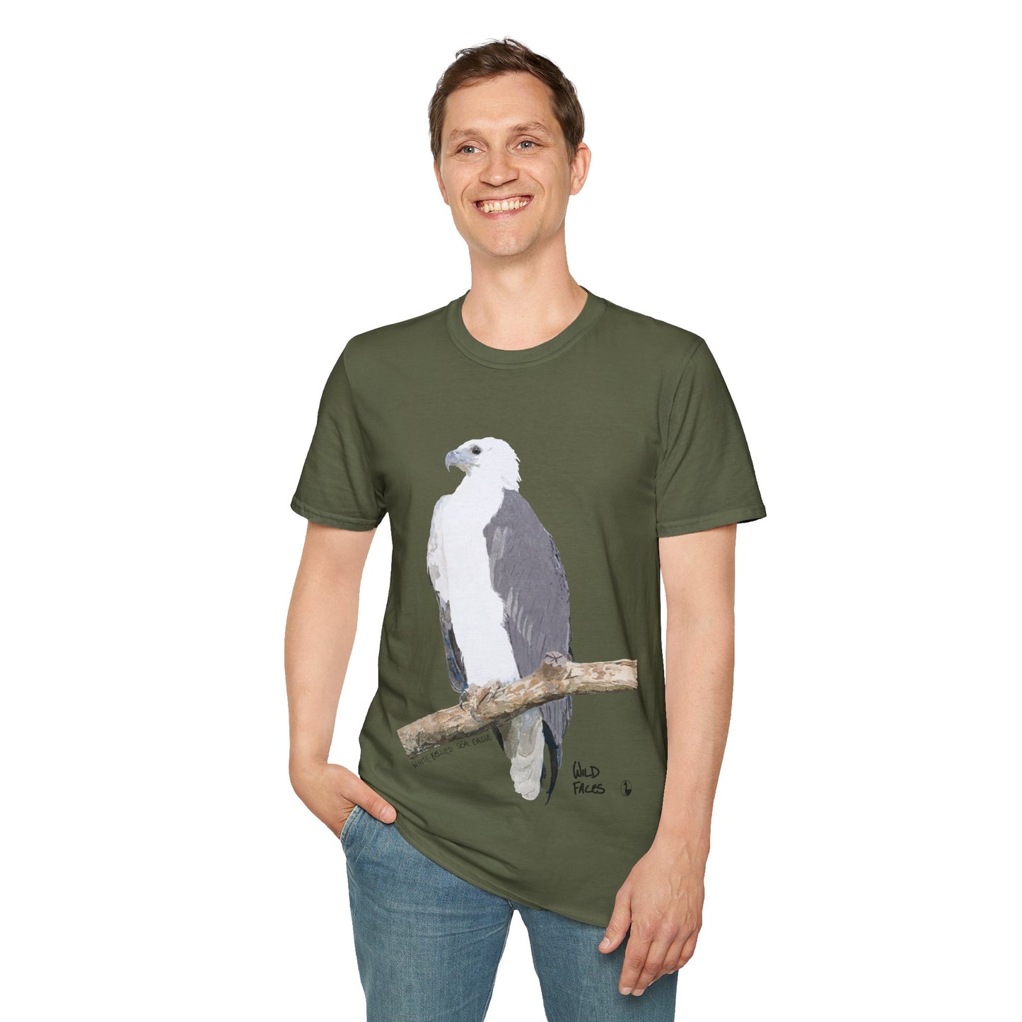 White-bellied Sea Eagle - Unisex Softstyle T-Shirt