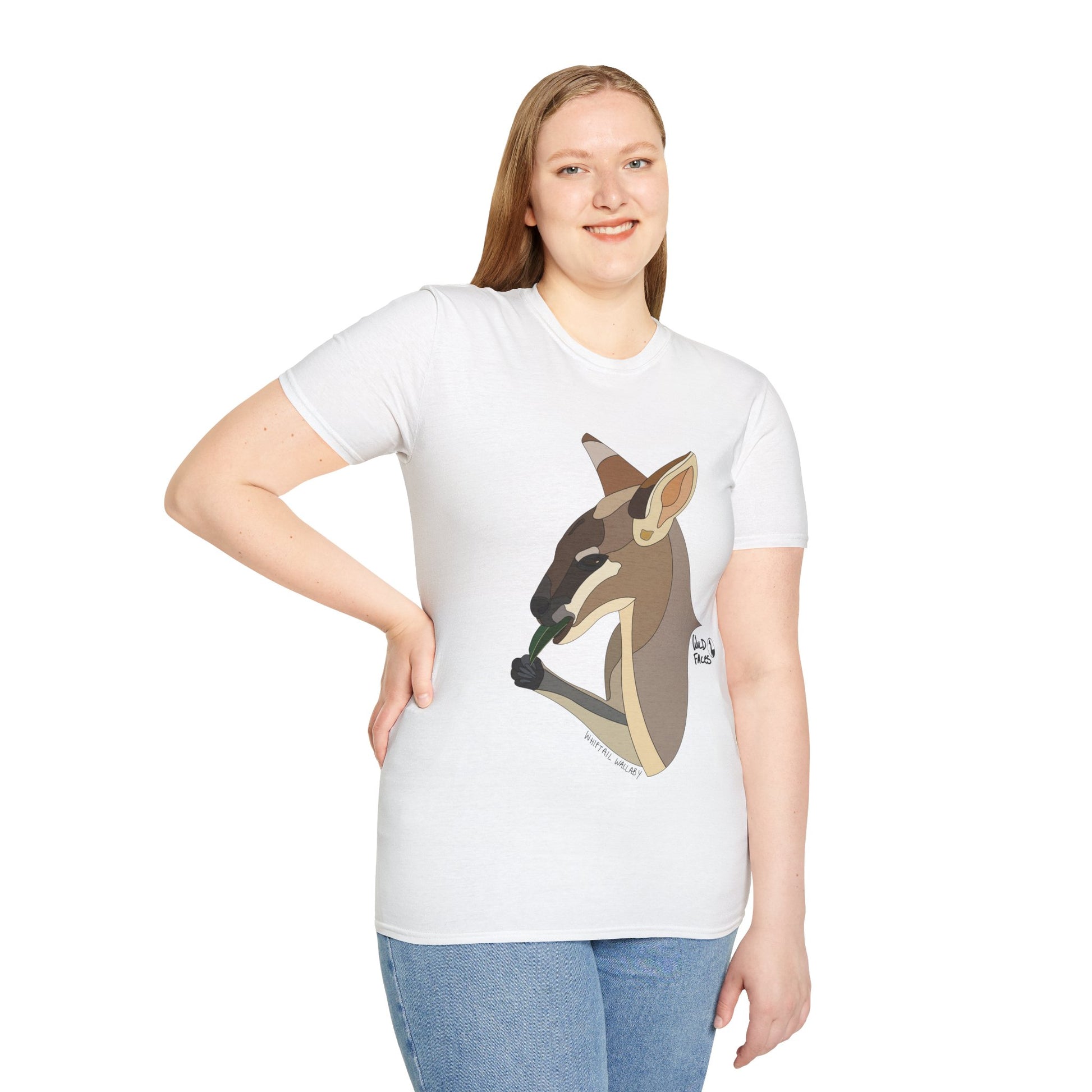 Whiptail Wallaby - Unisex Softstyle T-Shirt Printify