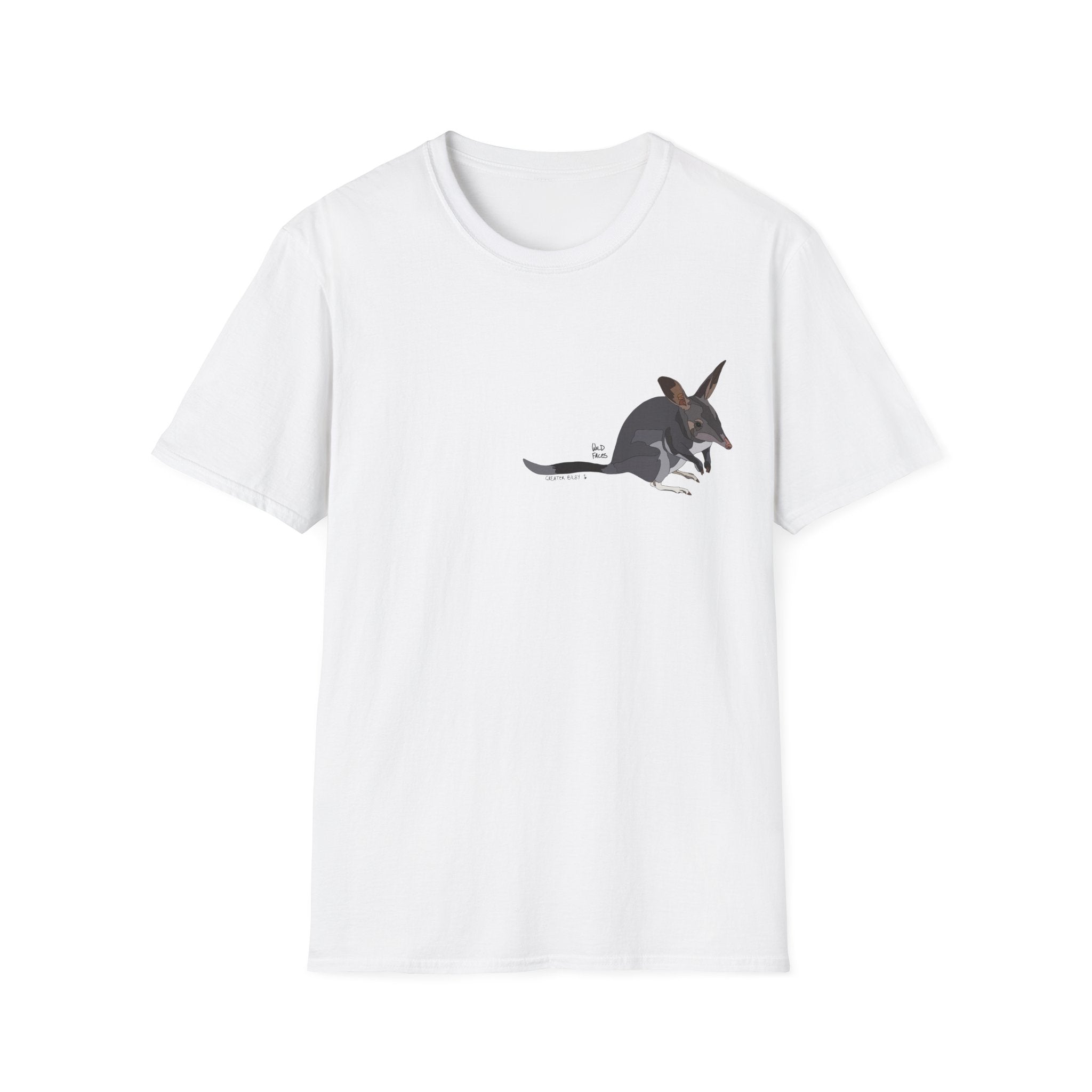 Greater Bilby - Small design - Unisex Softstyle T-Shirt