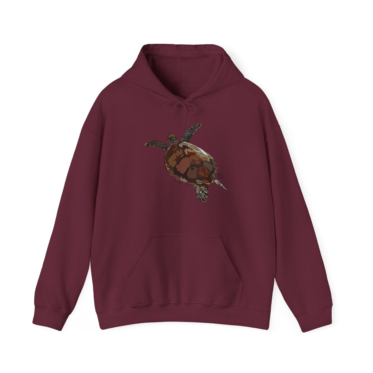 Green Turtle | Unisex Heavy Blend™ Hooded Sweatshirt Printify